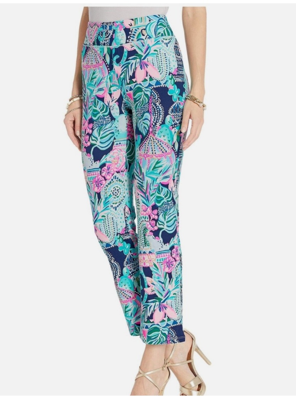 Lilly Pulitzer Loralee Pants in Looking Sharp
